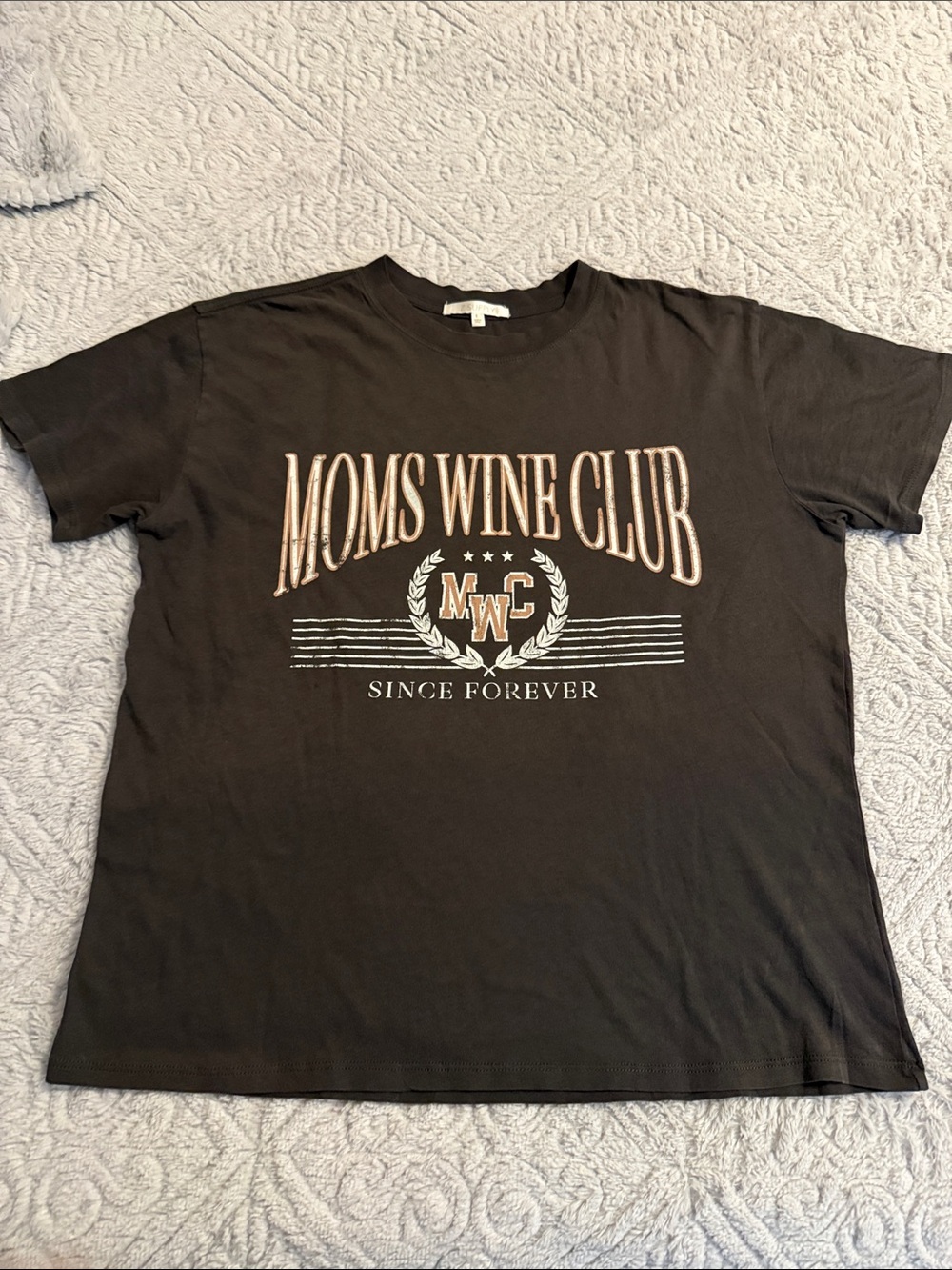 Z Supply Black Moms Wine Club Graphic Tee